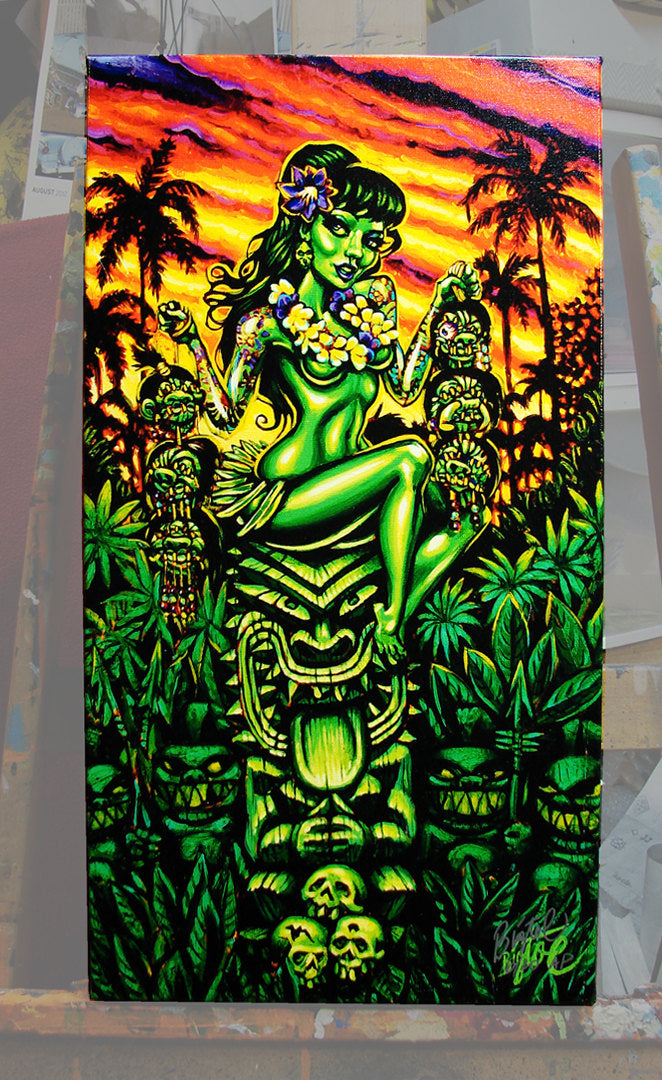 BIG SHOT Manic  Art Board Print for Sale by ChaWiegand