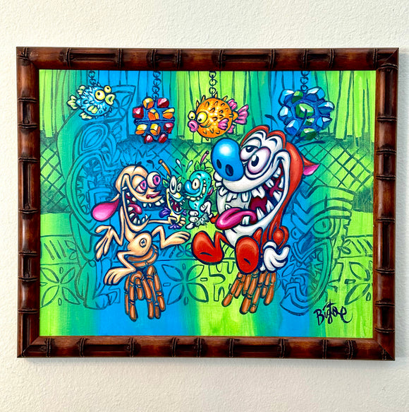 Happy Happy Joy Joy Original Acrylic Painting