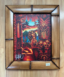 Howies Tiki Lani  FRAMED CANVAS Art Print