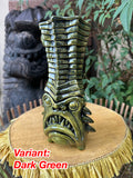 Kanaloa Tiki Mug Artist Proofs in various glaze colors