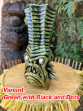 Kanaloa Tiki Mug Artist Proofs in various glaze colors