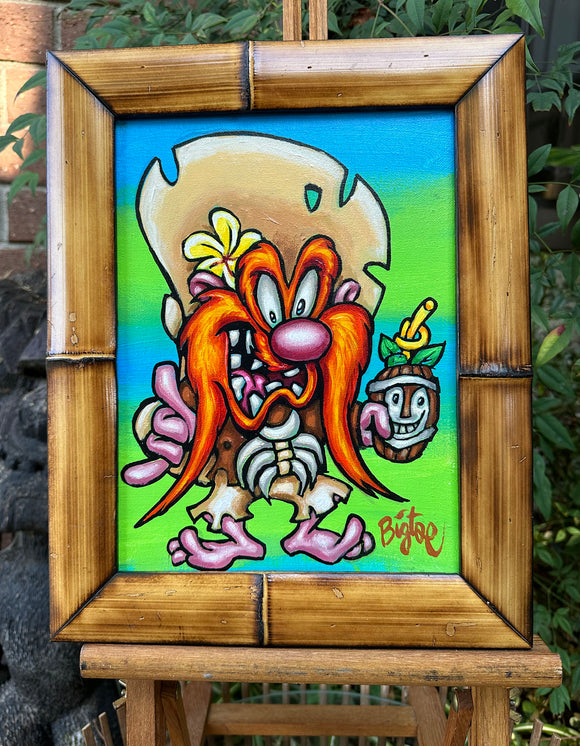 Sam the Beachcomber Original Acrylic Painting