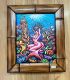 Sea Monkey Siren  FRAMED CANVAS Art Print